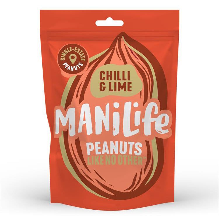 Manilife Chilli & Lime Peanuts Pouch 75g