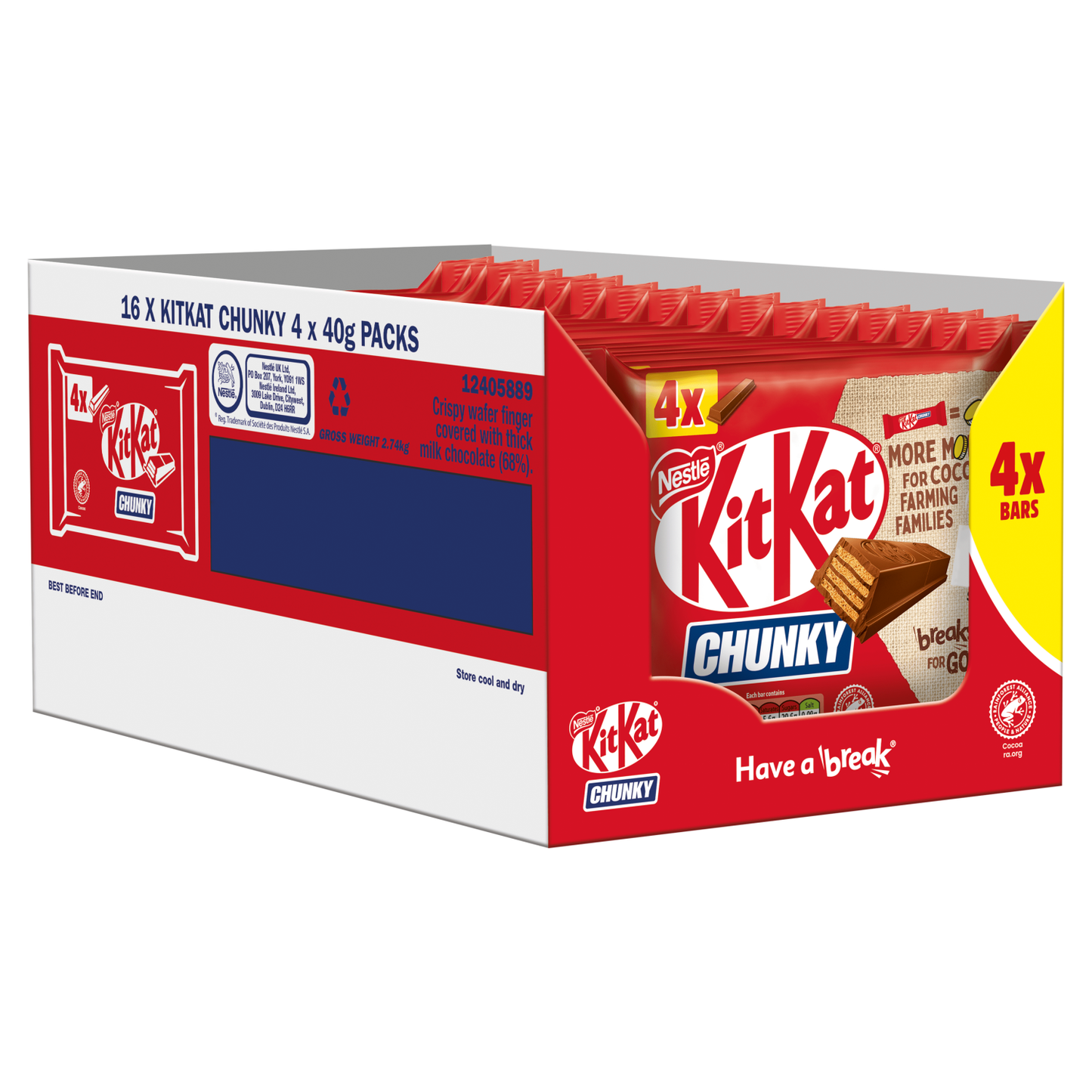 Kit Kat Chunky Milk 4 Pack