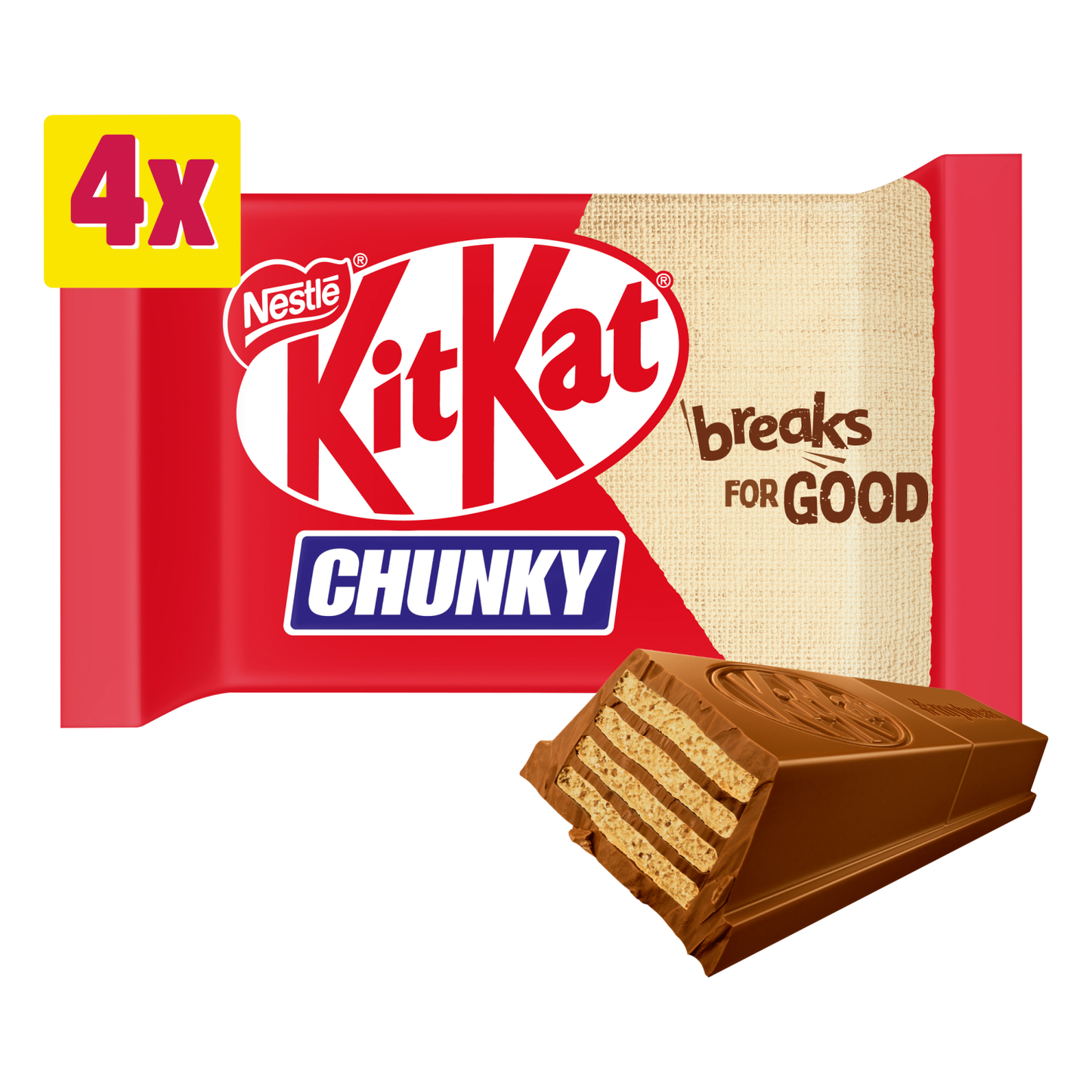 Kit Kat Chunky Milk 4 Pack