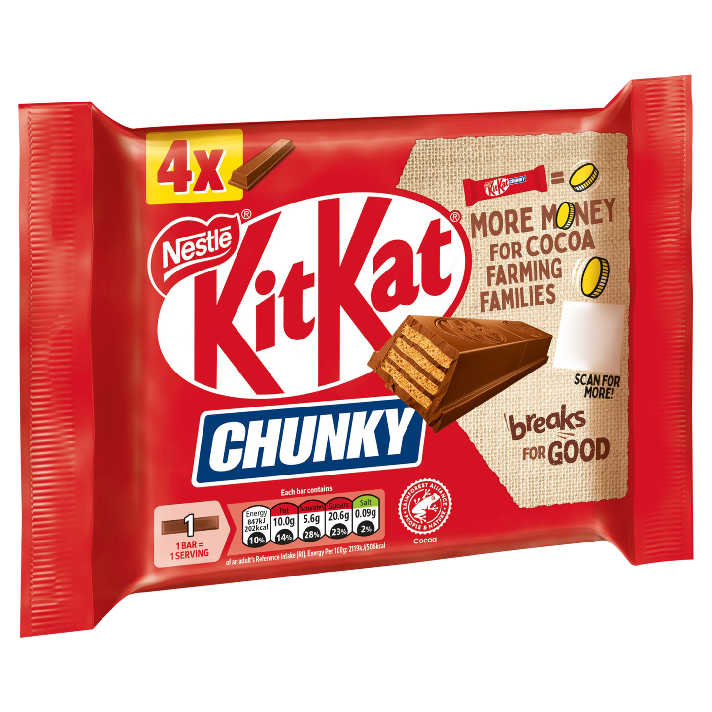 Kit Kat Chunky Milk 4 Pack