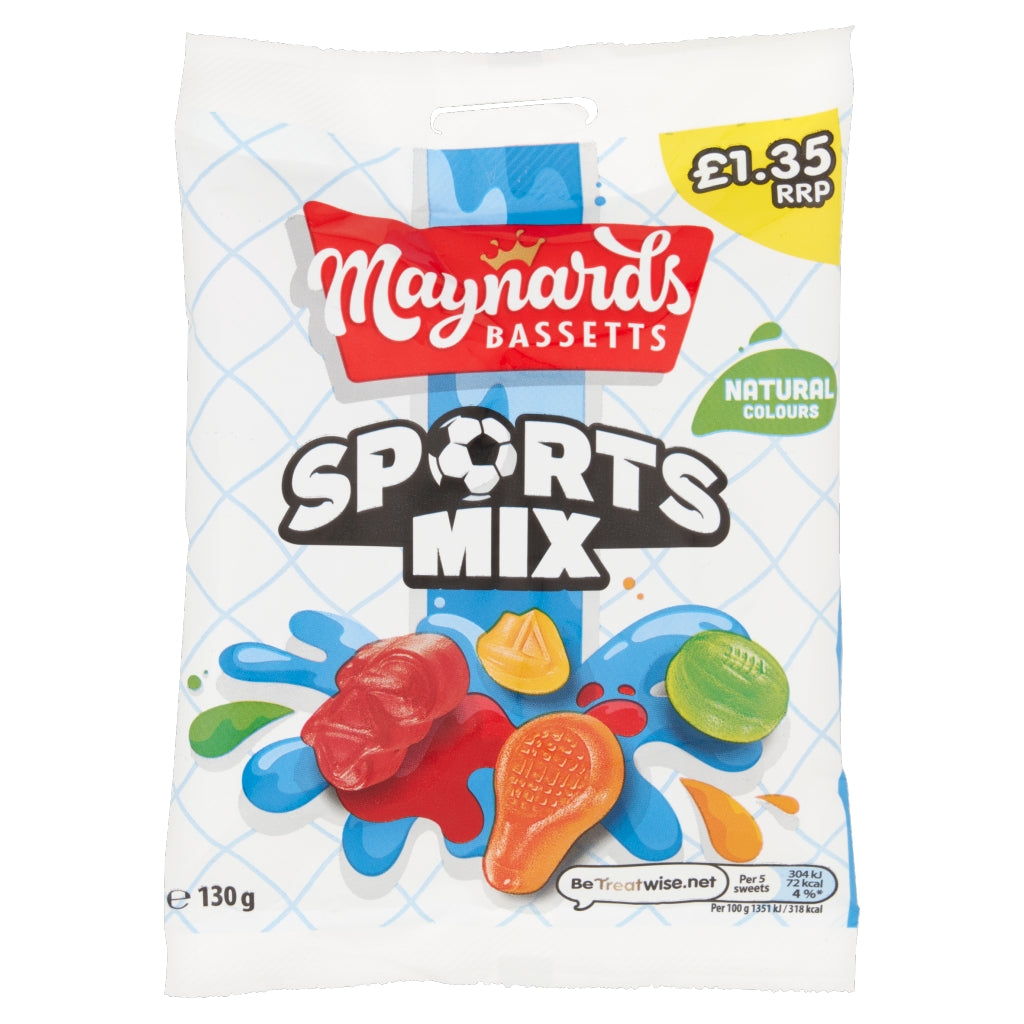 Maynards Bassetts Sports Mix Pm £1.35 130g