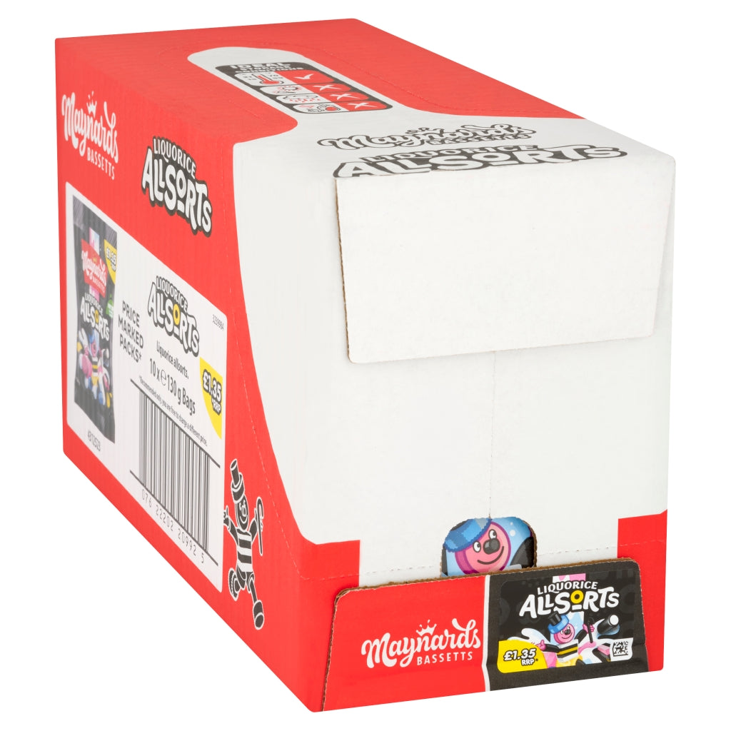 Maynards Bassetts Liquorice Allsorts Pm £1.35 130g