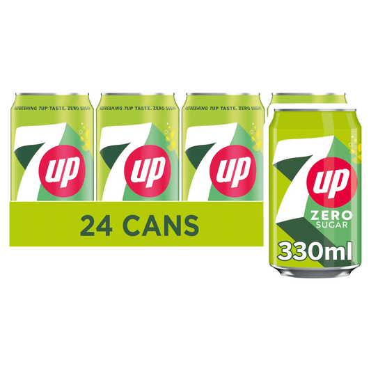 7UP Zero Sugar 330ml - UK Food & Drink - 4060800309884