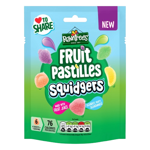 Rowntrees Fruit Pastilles Squidgers Pouch