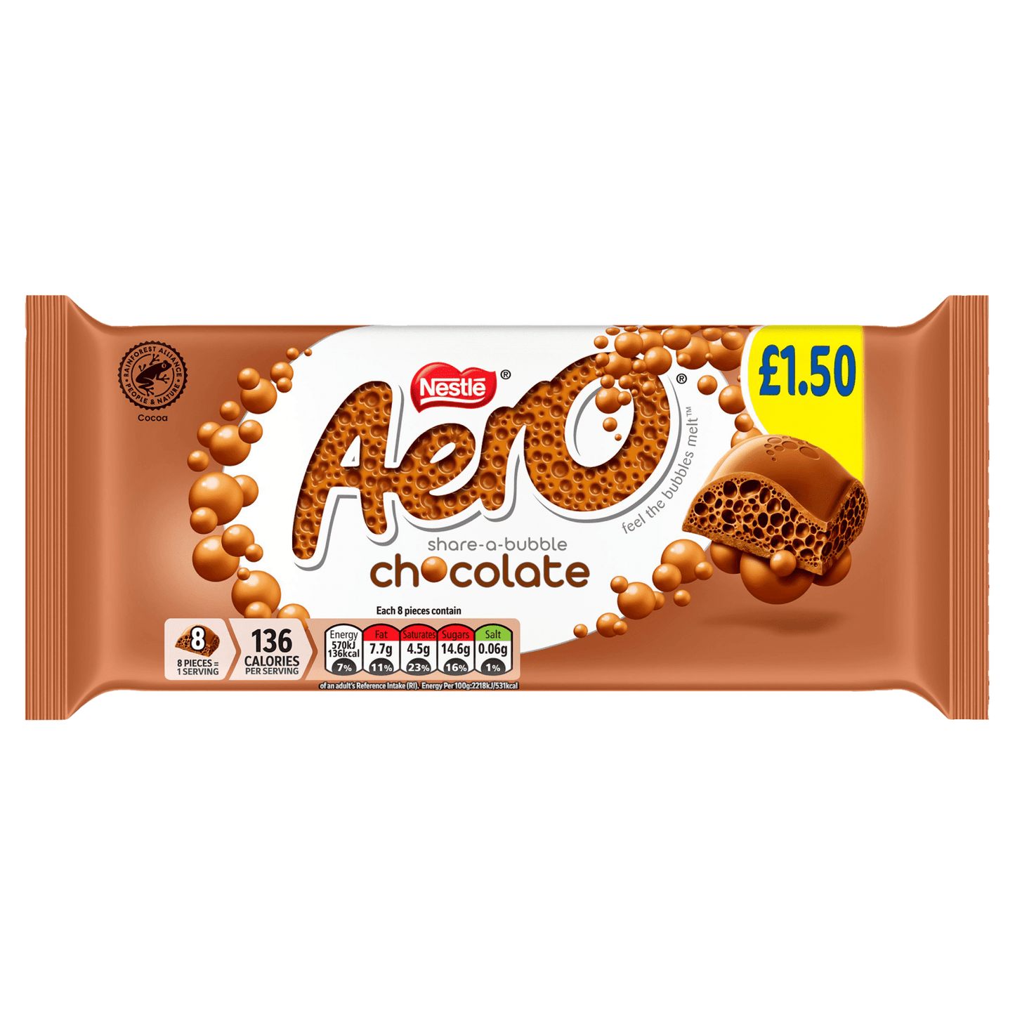 Aero Chocolate 90g - UK Food & Drink - 8445291528246