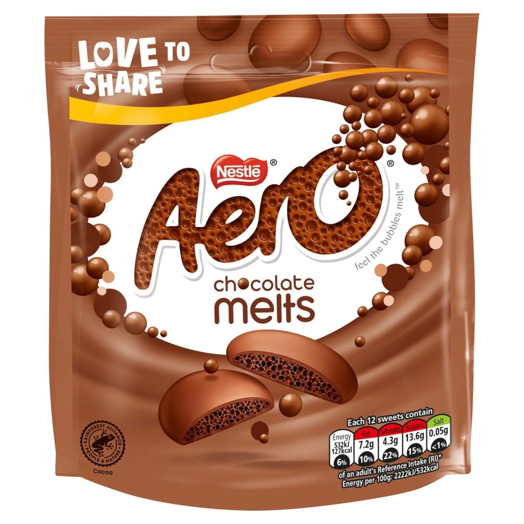 Aero Chocolate Melts 92g - UK Food & Drink - 7613287898593