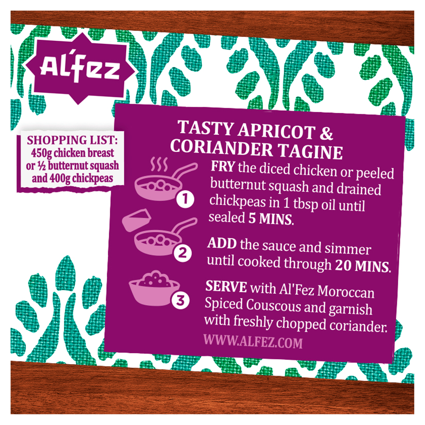 Al'Fez Apricot & Coriander Tagine Sauce 450g - UK Food & Drink - 5010338000141