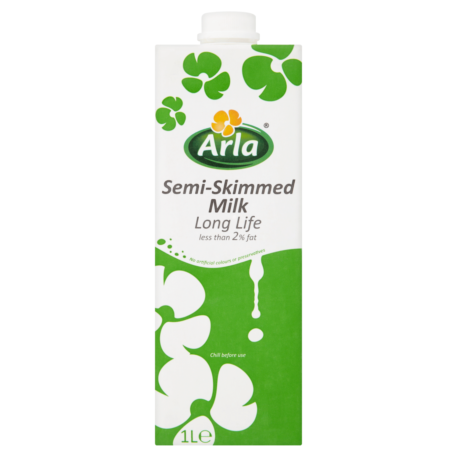 Arla Semi - Skimmed UHT Milk Long Life 1L - UK Food & Drink - 5000181030341