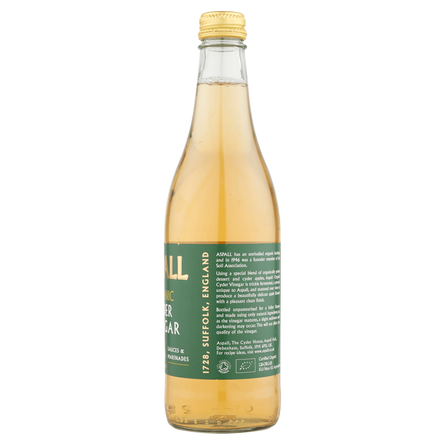Aspall Organic Cyder Vinegar 500ml - UK Food & Drink - 5012845032752