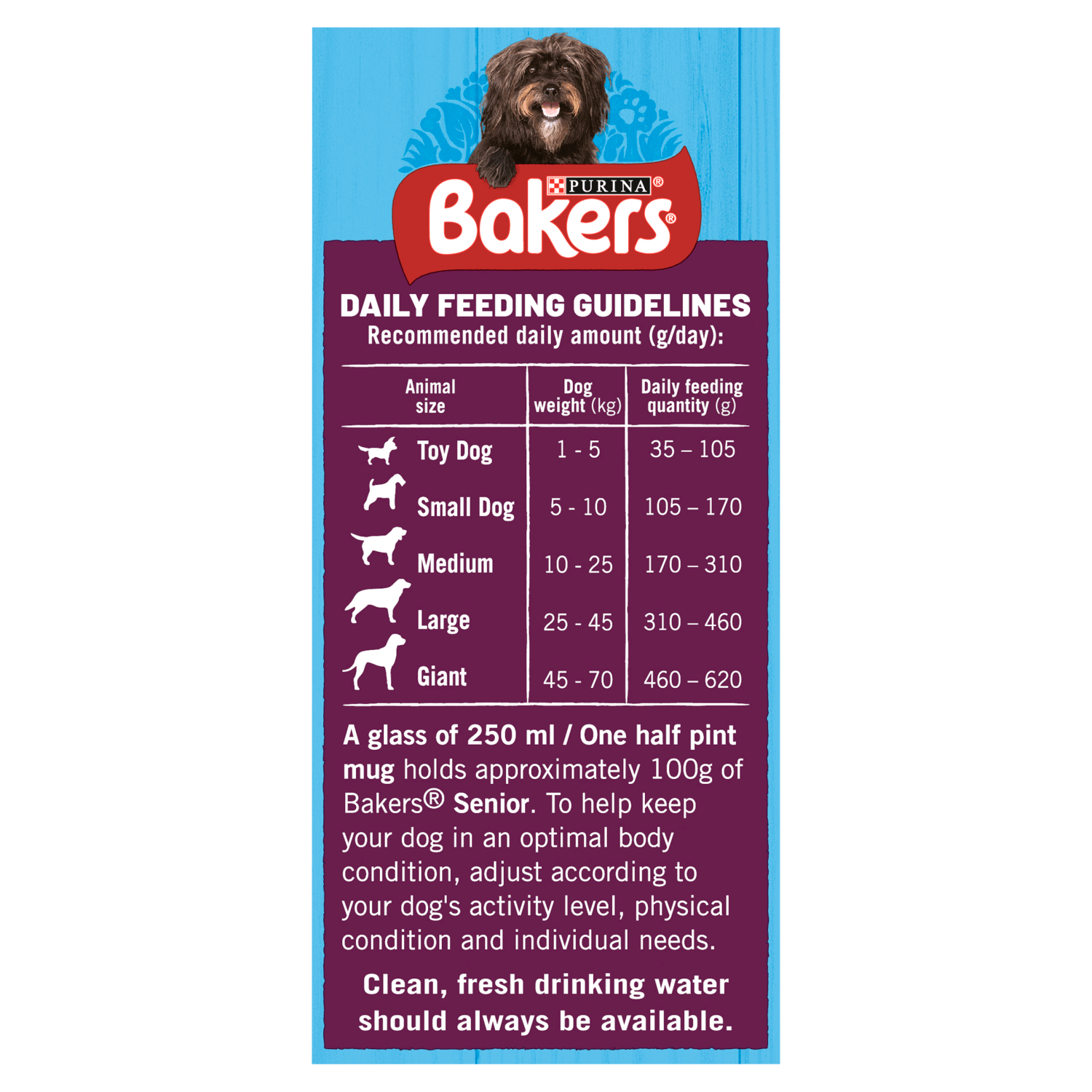 BAKERS Senior Chicken With Vegetables Dry Dog Food 1.1kg - UK Food & Drink - 7613036287715