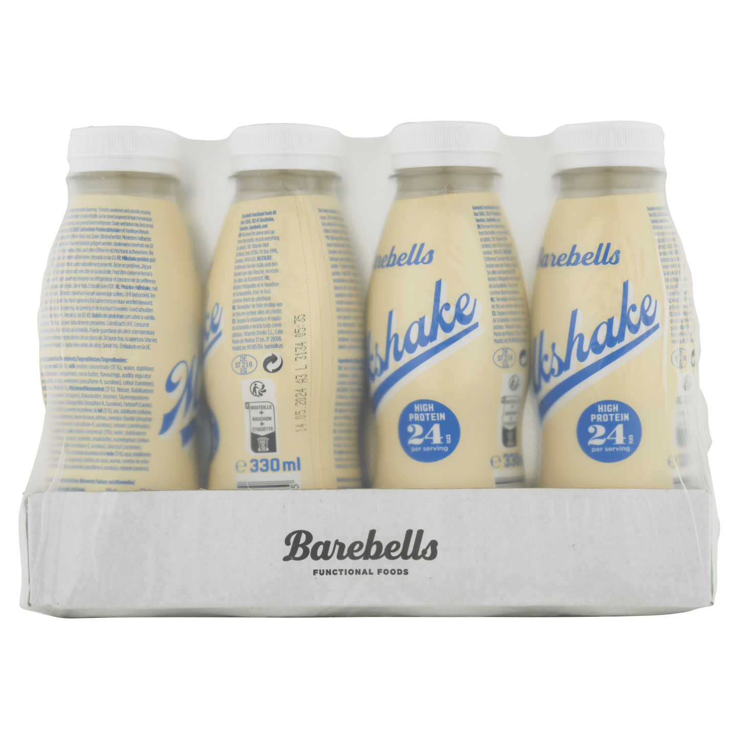 Barebells Protein Milkshake Vanilla Flavour 330ml - UK Food & Drink - 7340001800975