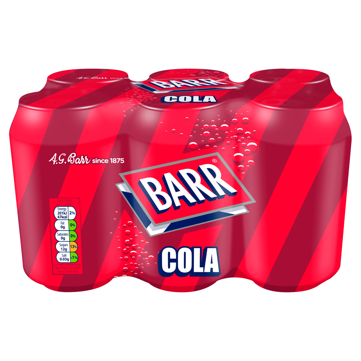 Barr Cola 6 x 330ml - UK Food & Drink - 5000382110132