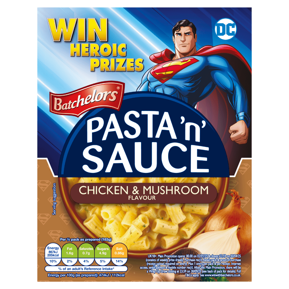 Batchelors Pasta 'n' Sauce Chicken & Mushroom Flavour 99g - UK Food & Drink - 5000354404016