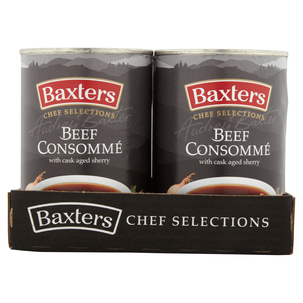 Baxters Chef Selections Beef Consommé with Cask Aged Sherry 400g - UK Food & Drink - 5012427109407
