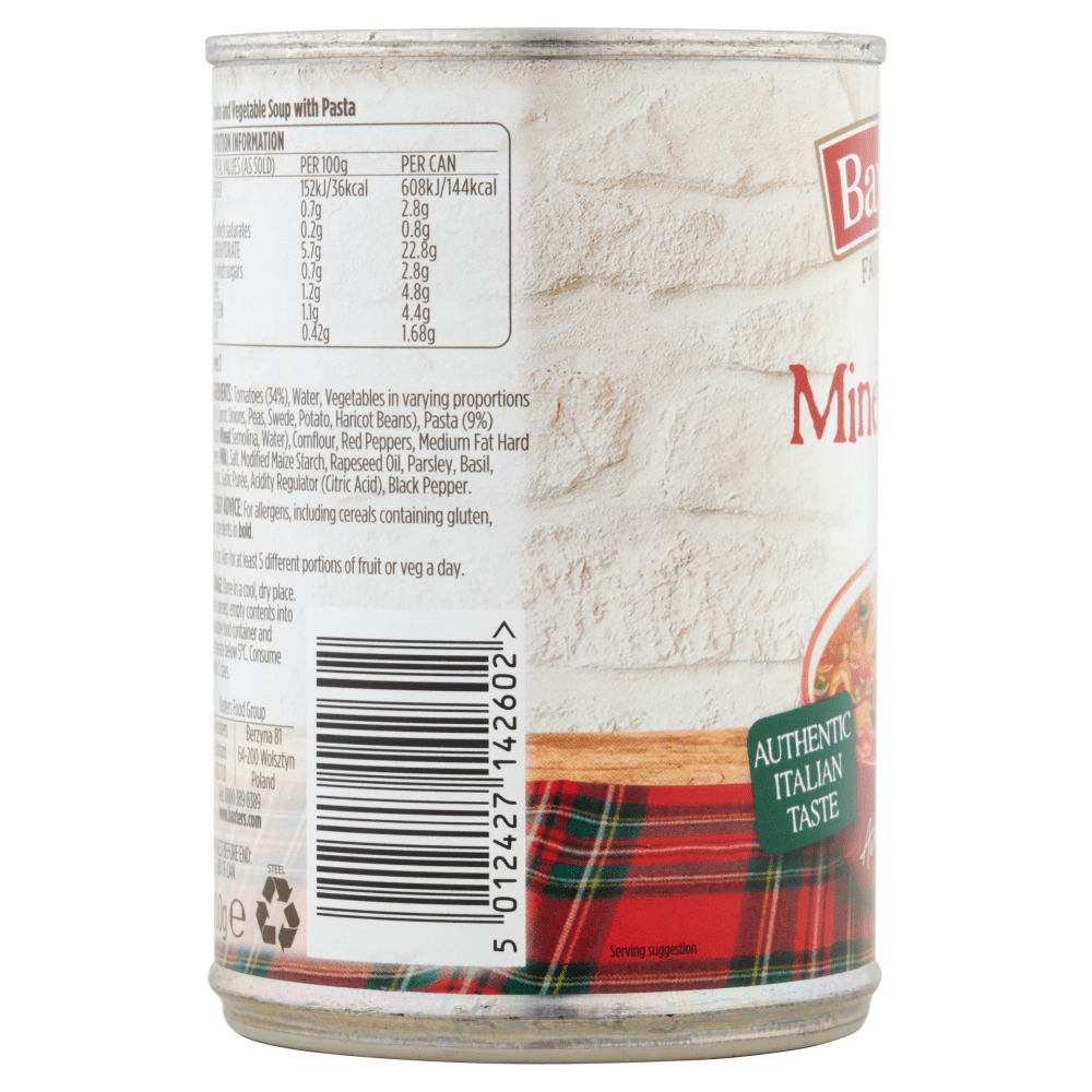 Baxters Favourites Minestrone 400g - UK Food & Drink - 5012427142602