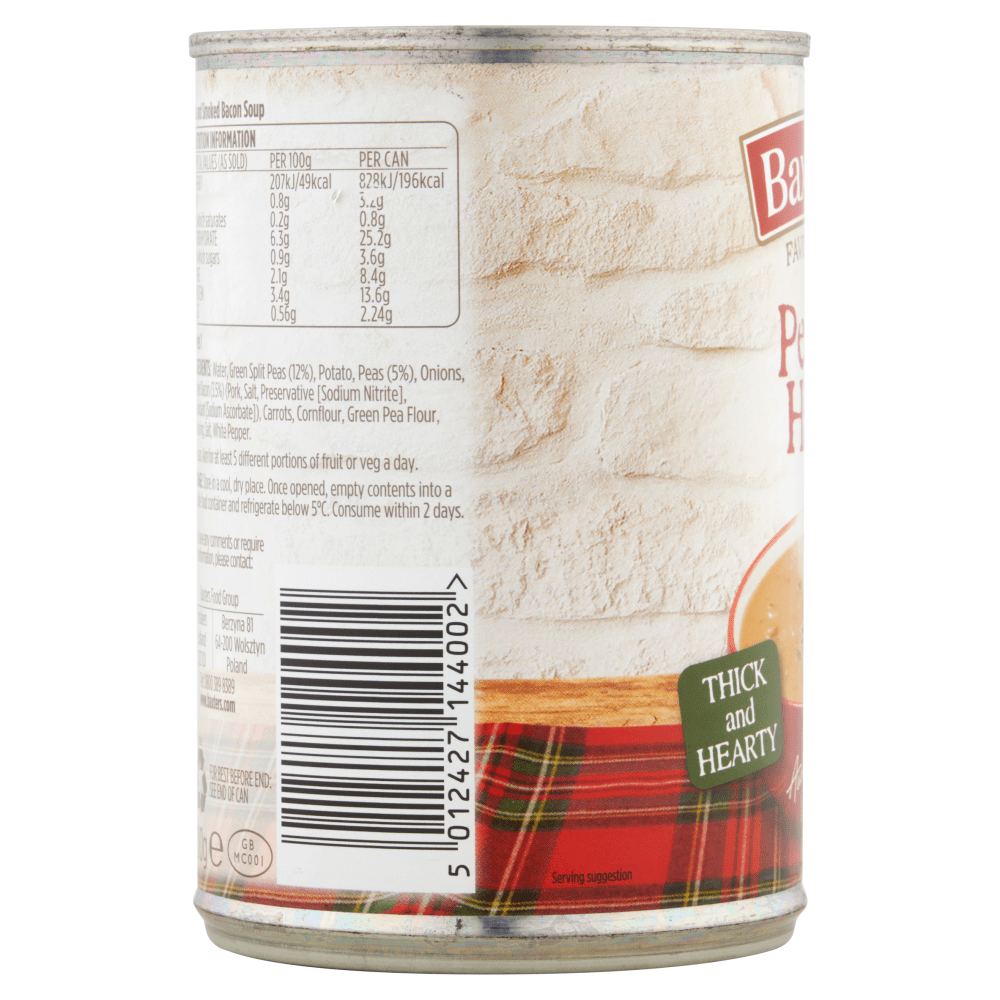 Baxters Favourites Pea & Ham 400g - UK Food & Drink - 5012427144002