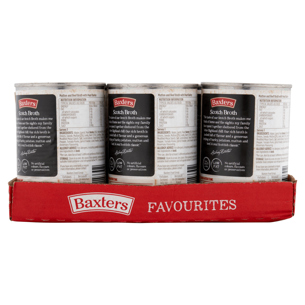 Baxters Favourites Scotch Broth 400g - UK Food & Drink - 5012427143302