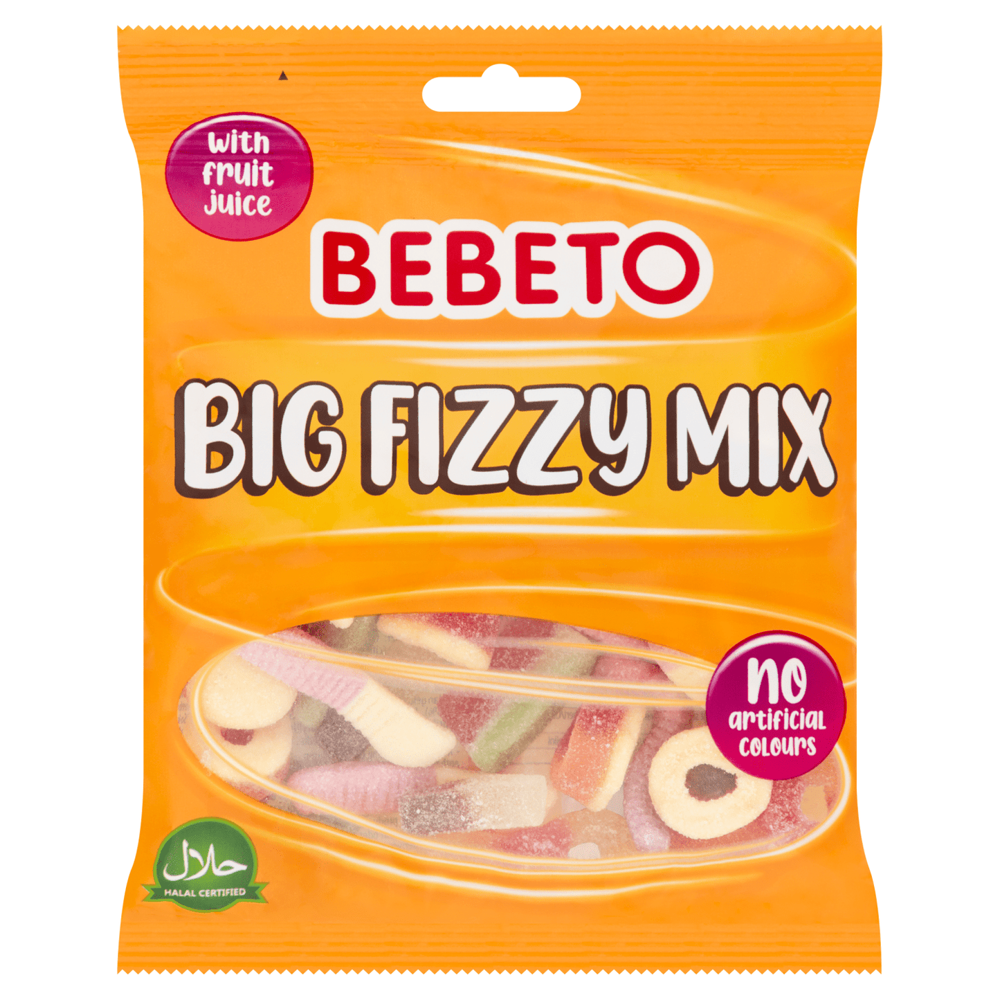 Bebeto Big Fizzy Mix 150g - UK Food & Drink - 8690146154860
