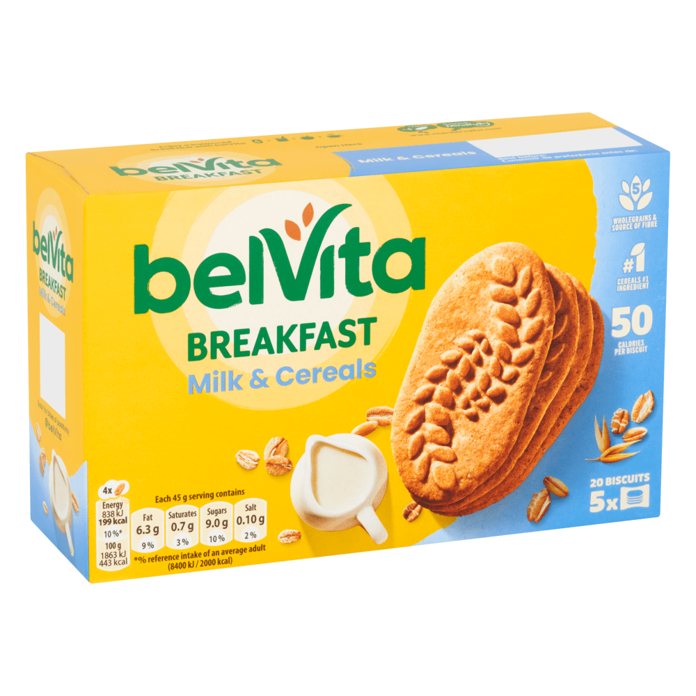 Belvita Cereals And Milk Biscuits - breakfast 225 Gr - UK Food & Drink - 7622202018701