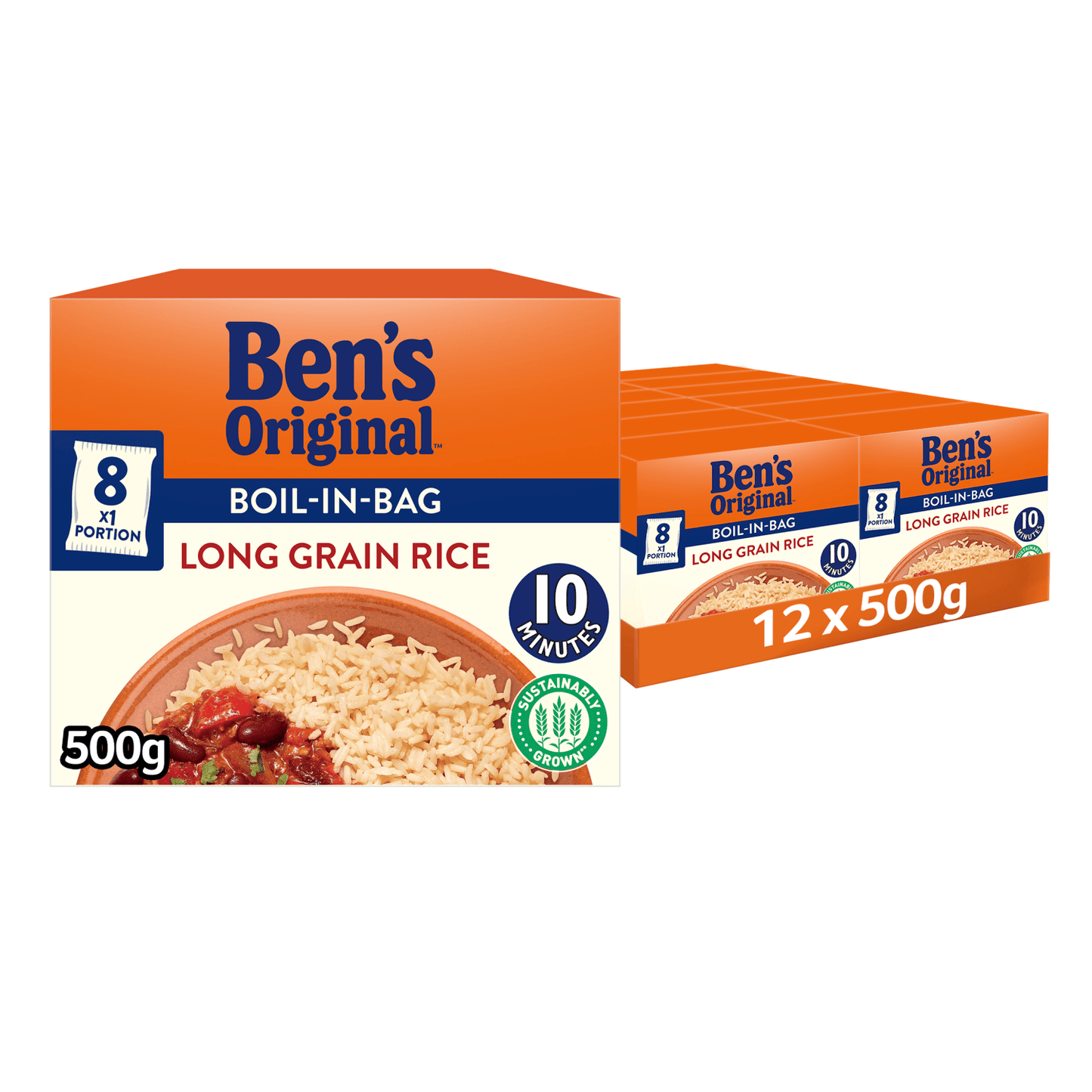 Ben's Original Boil - In - Bag Long Grain Rice 500g - UK Food & Drink - 5410673003744