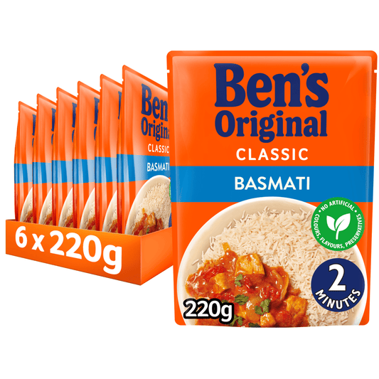 Ben's Original Classic Basmati 220g - UK Food & Drink - 5010034013681