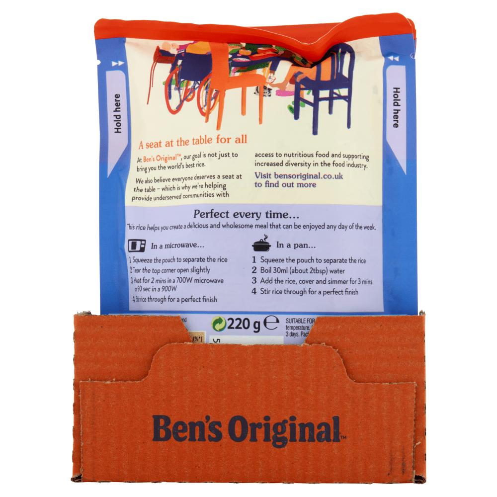 Bens Original Egg Fried Microwave Rice 220g - UK Food & Drink - 5010034013735