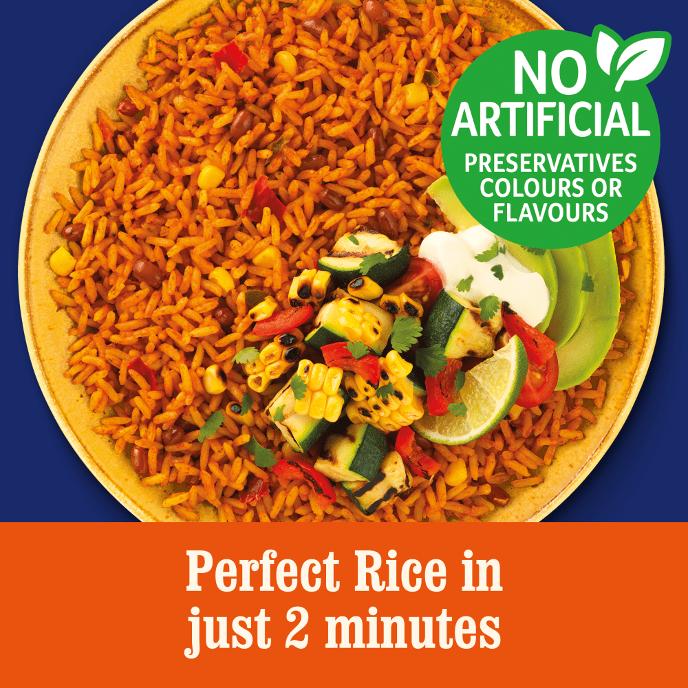 Ben's Original Spicy Mexican Microwave Rice 220g - UK Food & Drink - 5010034014152