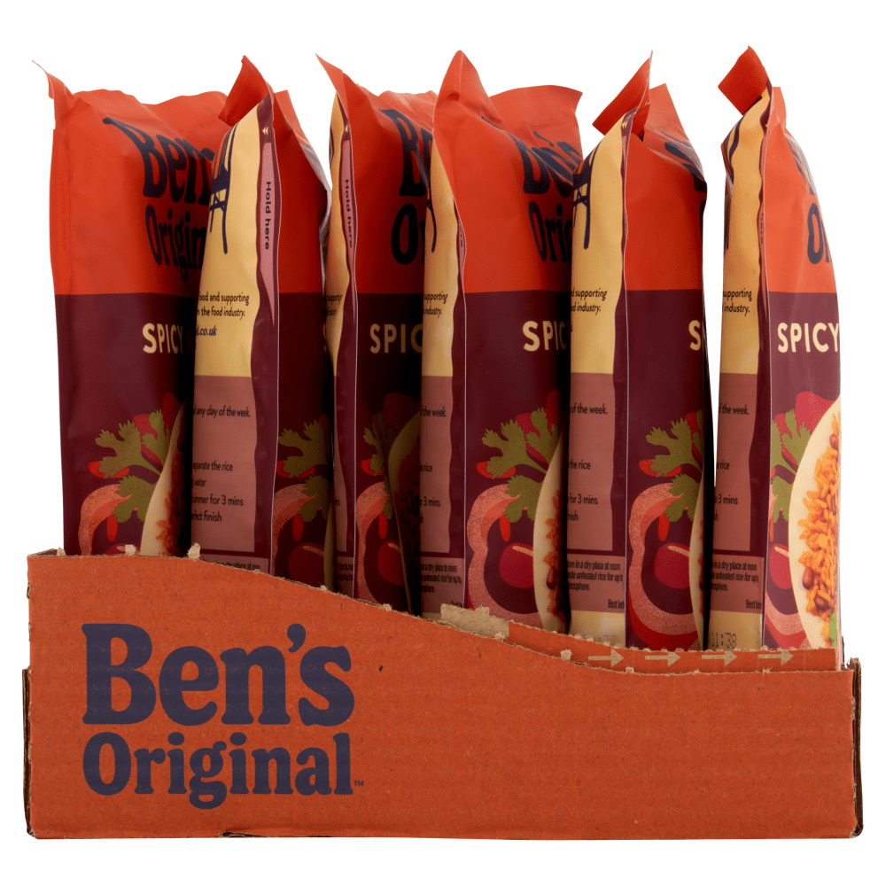 Ben's Original Spicy Mexican Microwave Rice 220g - UK Food & Drink - 5010034014152
