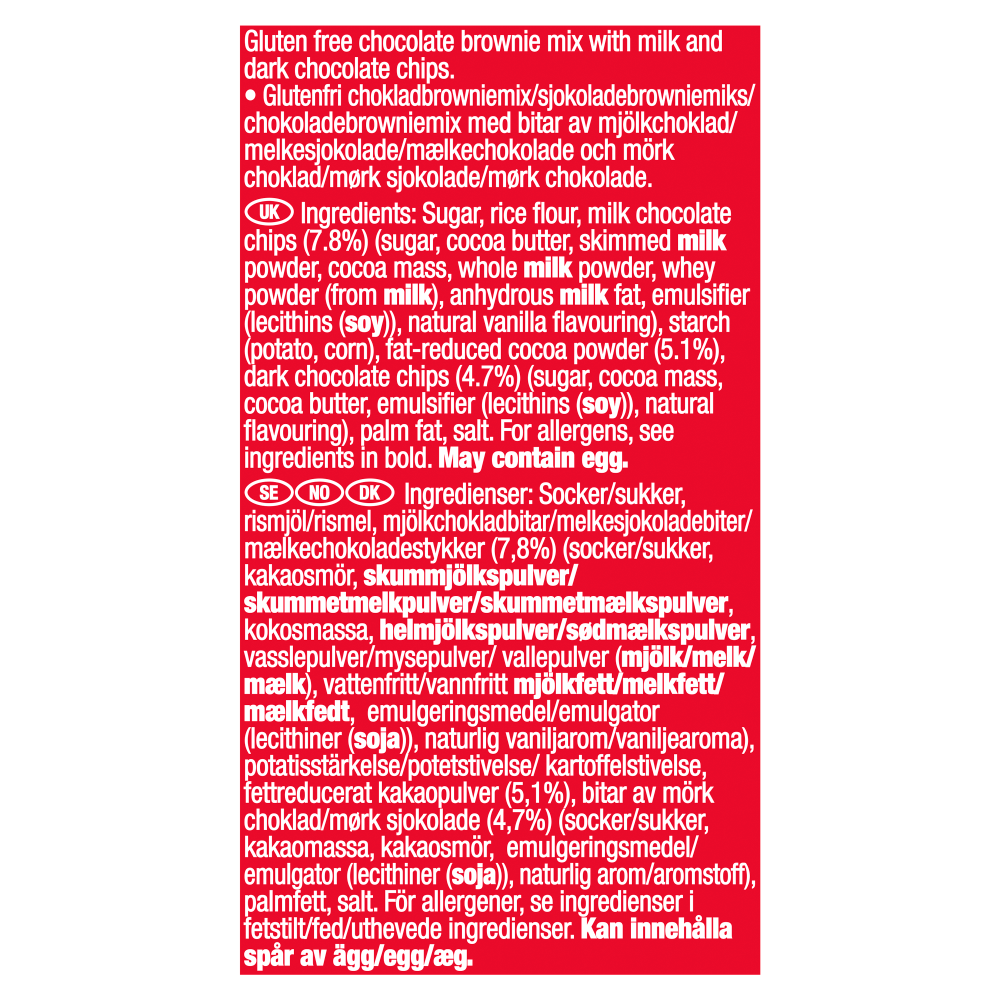 Betty Crocker Gluten Free Chocolate Fudge Brownie Mix 415g - UK Food & Drink - 9300695007201