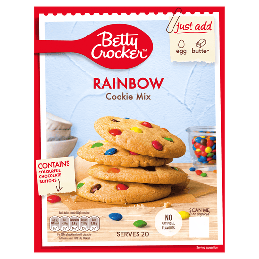 Betty Crocker Rainbow Cookie Mix 495g - UK Food & Drink - 5010084905769
