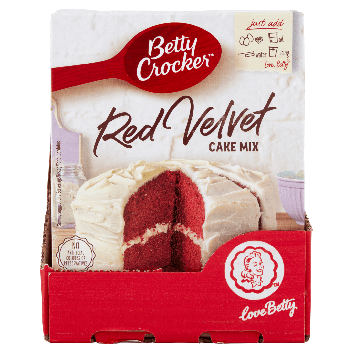 Betty Crocker Red Velvet Cake Mix 425g - UK Food & Drink - 5010084903536