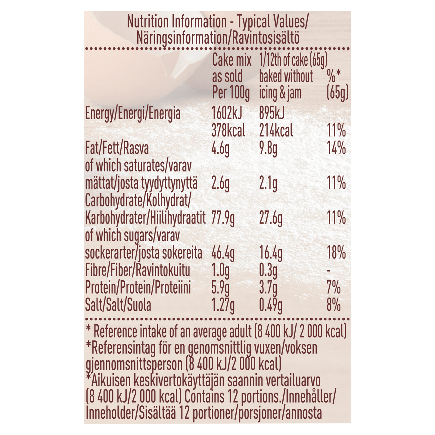 Betty Crocker Velvety Vanilla Cake Mix 425g - UK Food & Drink - 5010084903550