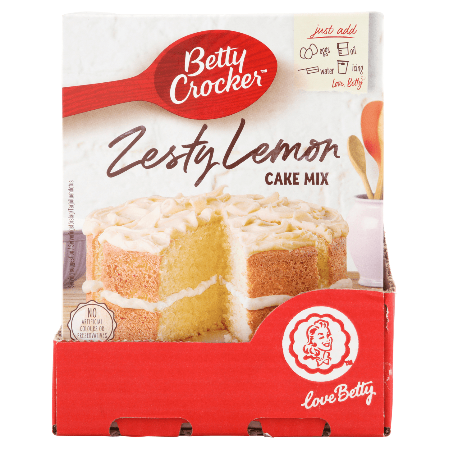 Betty Crocker Zesty Lemon Cake Mix 425g - UK Food & Drink - 5010084903611