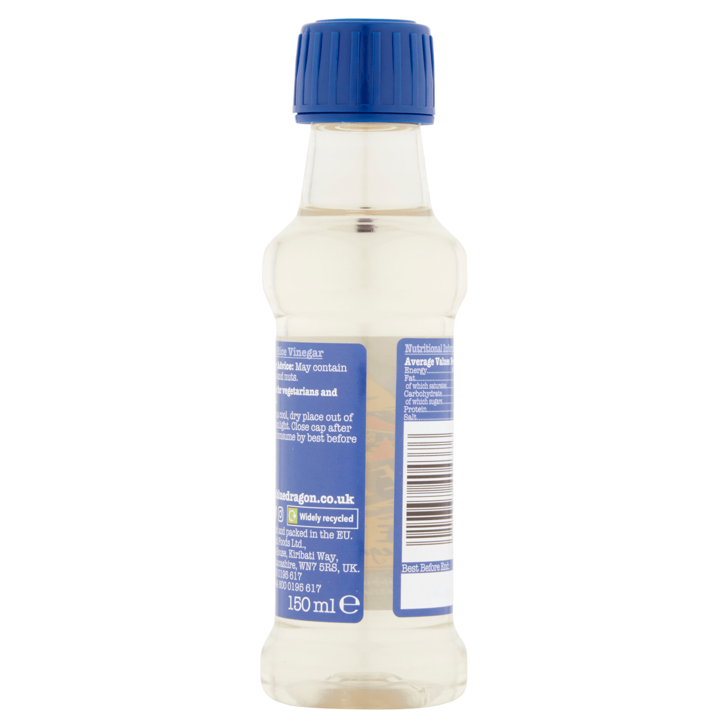 Blue Dragon White Rice Vinegar 150ml - UK Food & Drink - 5010338404376