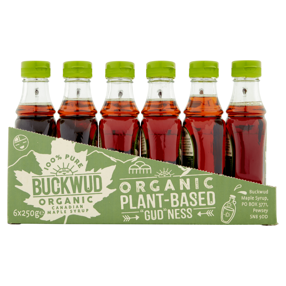 Buckwud Organic Classic Canadian Maple Syrup 250g - UK Food & Drink - 5011273014903
