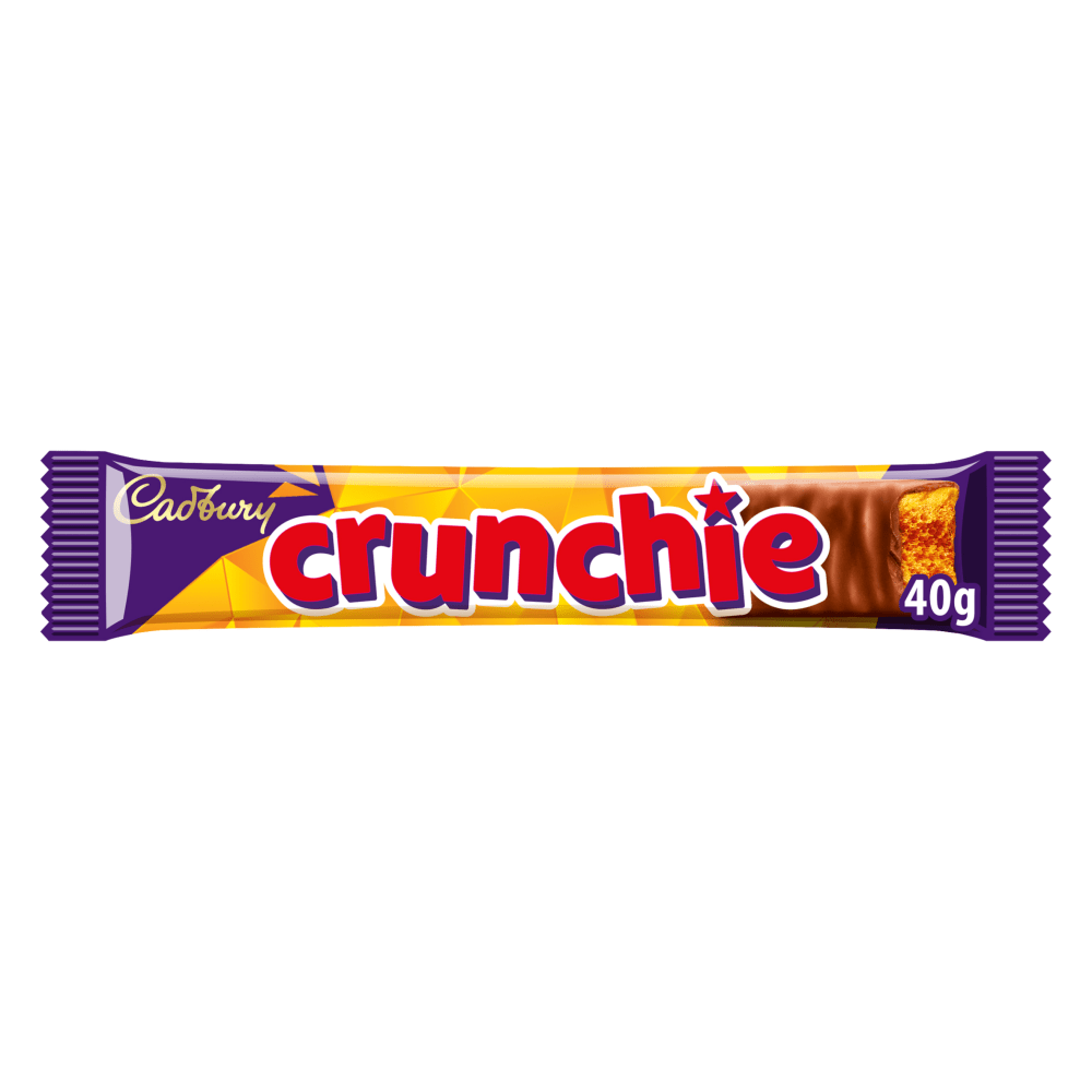 Cadbury Crunchie Chocolate Bar 40 Gr - UK Food & Drink - 5000201468611