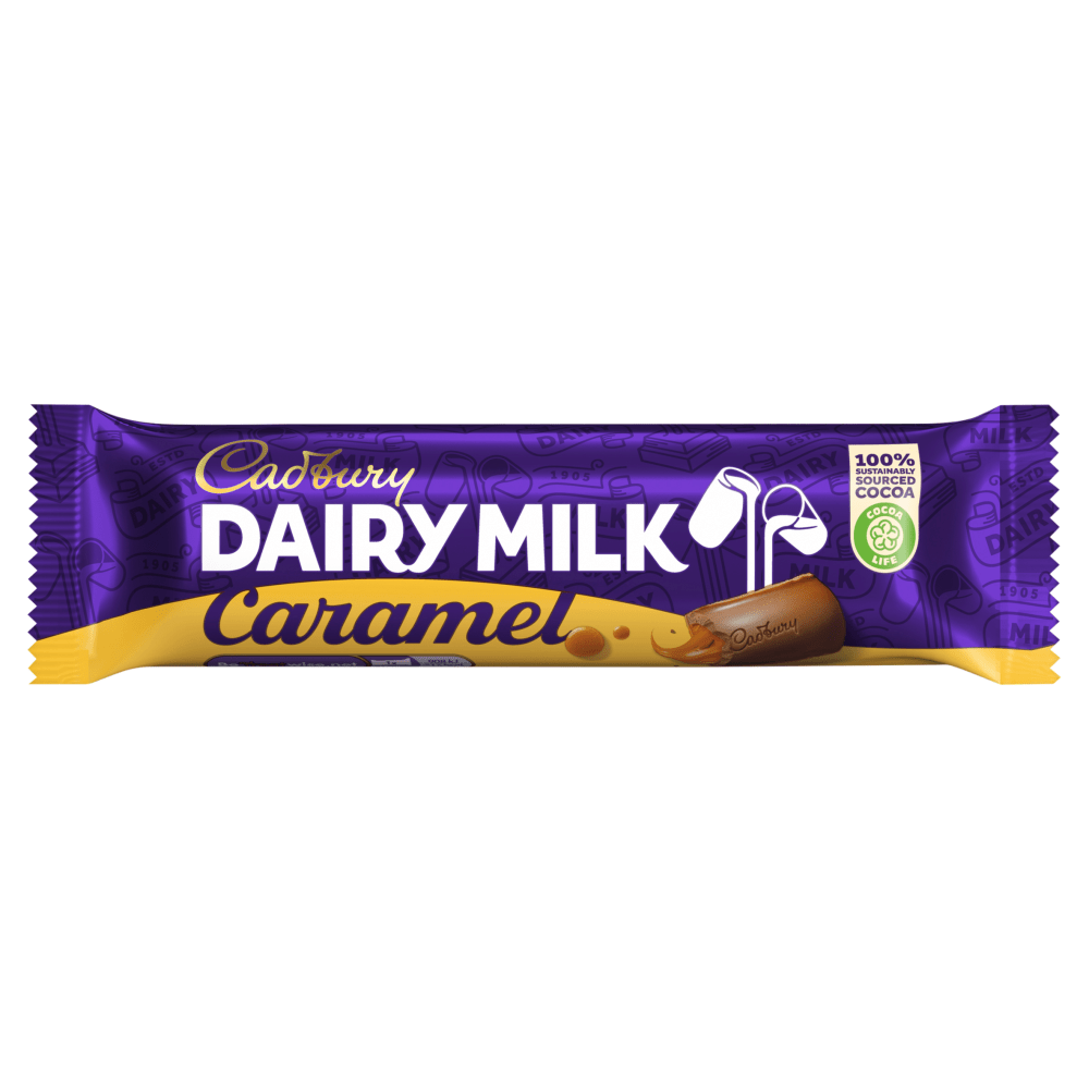 Cadbury Dairy Milk Caramel Chocolate Bar 45g - UK Food & Drink - 7622300743703