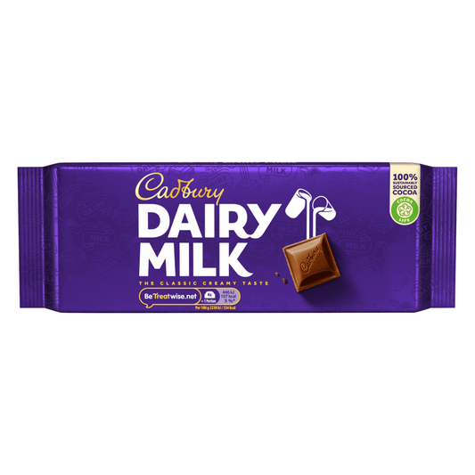 Cadbury Dairy Milk Chocolate Bar 180 Gr - UK Food & Drink - 7622201148782