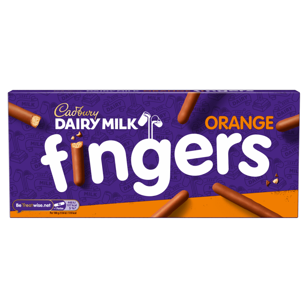 Cadbury Dairy Milk Orange Fingers 114g - UK Food & Drink - 7622201449810