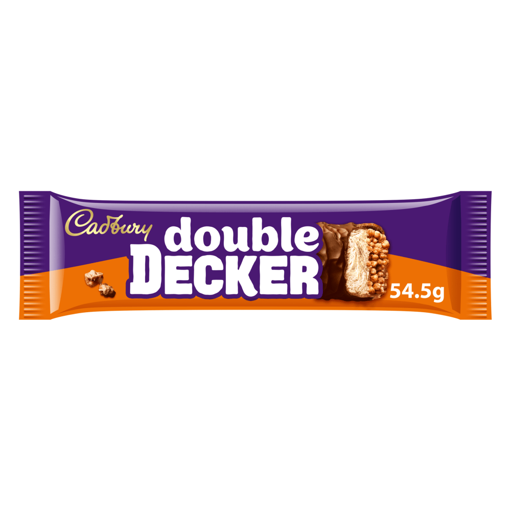 Cadbury Double Decker Chocolate Bar 54.5 Gr - UK Food & Drink - 7622210106421