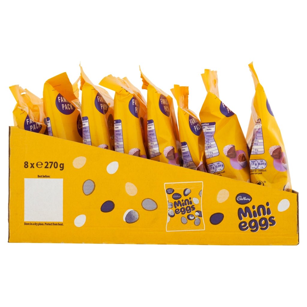 Cadbury Mini Eggs Family Pack 270g - UK Food & Drink - 7622202013522