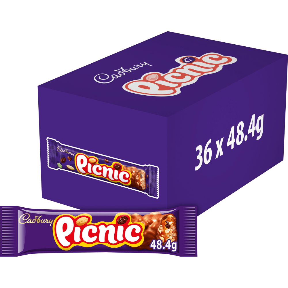 Cadbury Picnic Chocolate Bar 48.4g - UK Food & Drink - 5000312002131