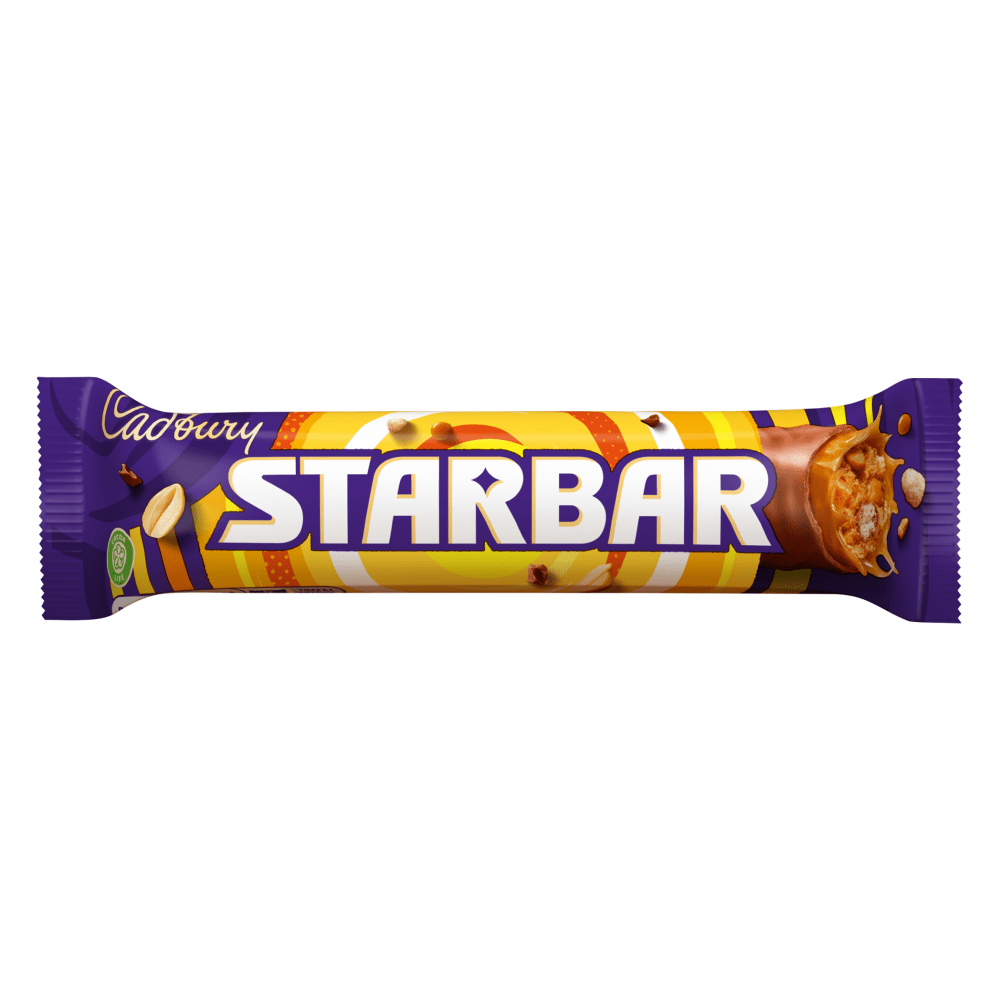 Cadbury Starbar Chocolate Bar 49 Gr - UK Food & Drink - 5034660522775