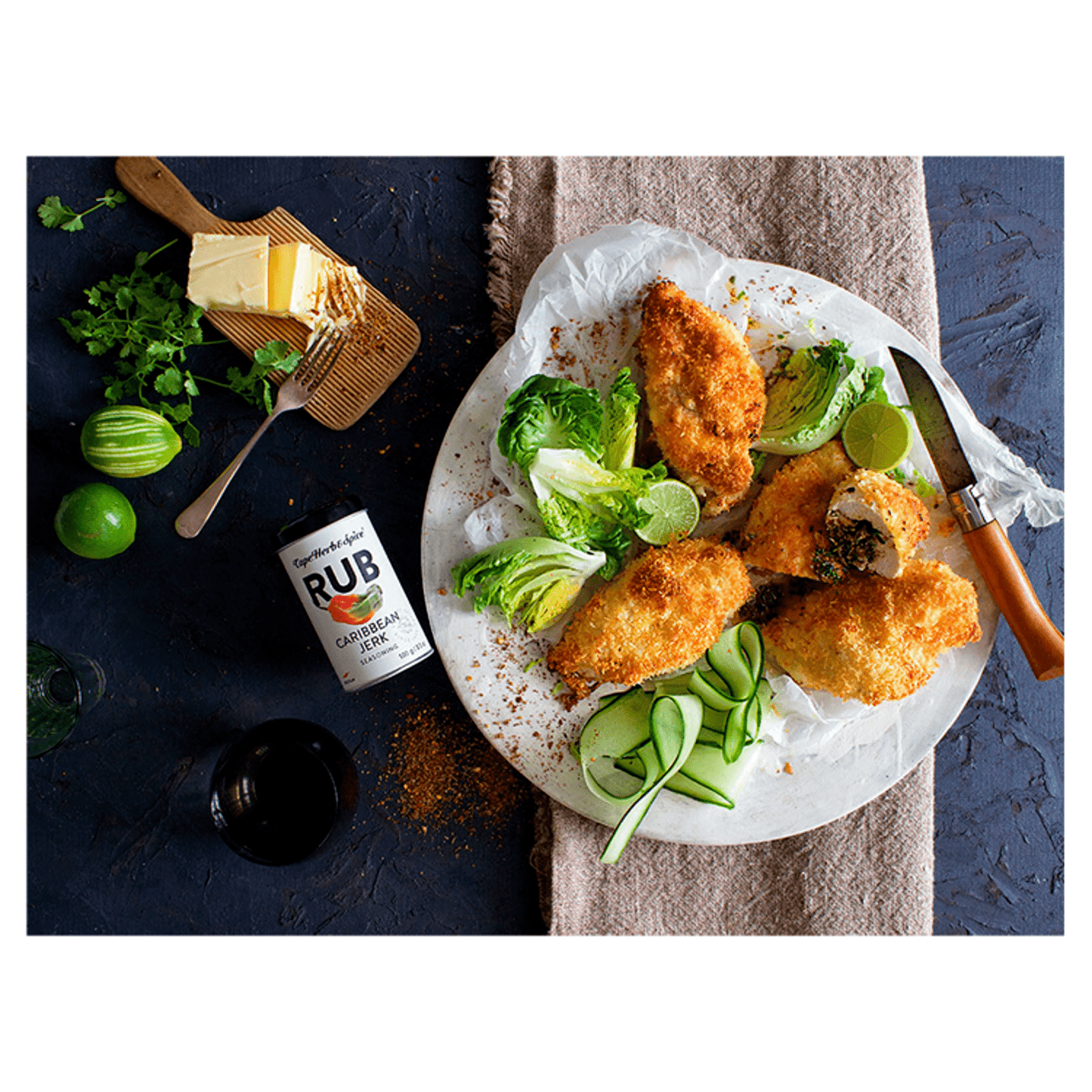 Cape Herb & Spice Rub Caribbean Jerk Seasoning 100g - UK Food & Drink - 6006507005757
