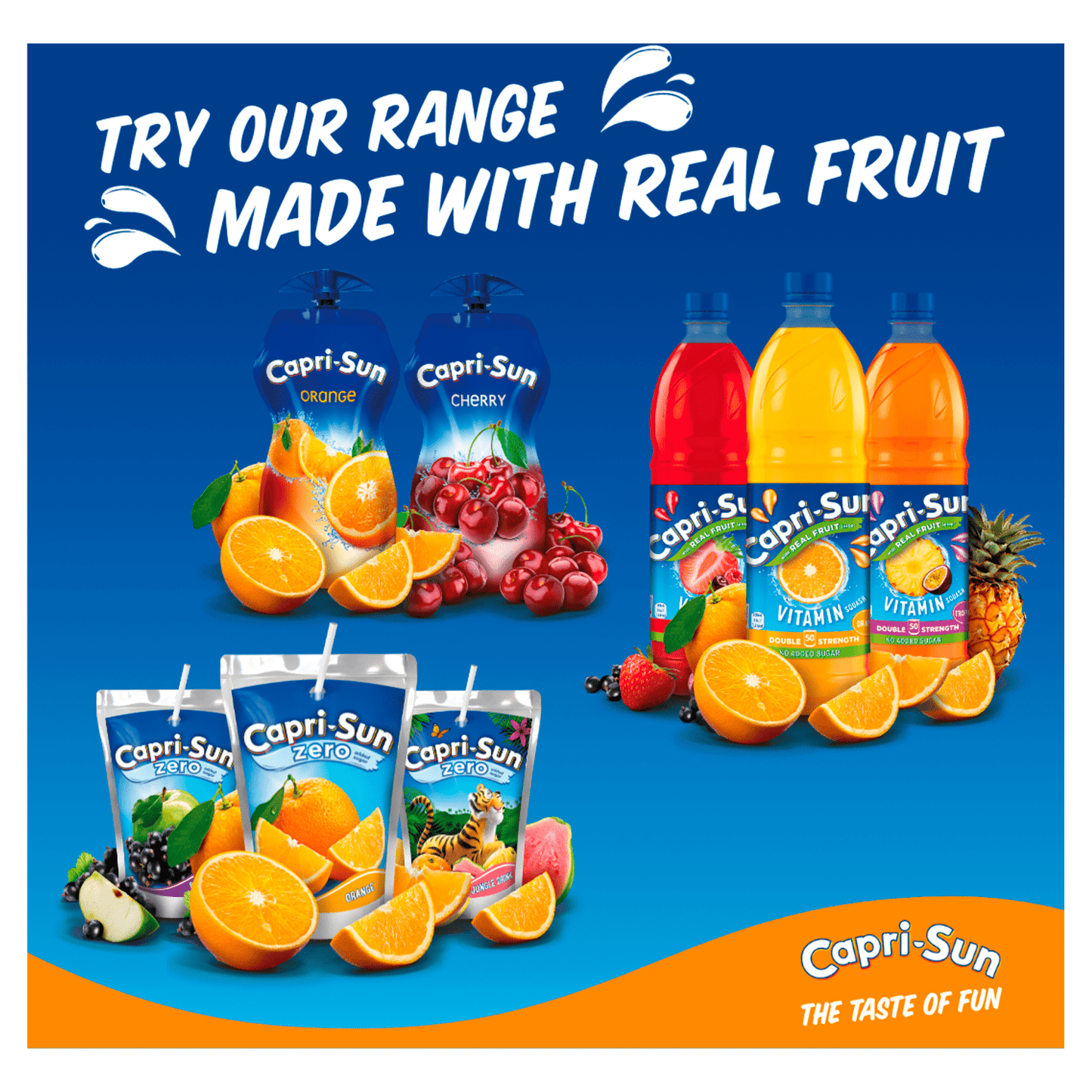 Capri - Sun Orange 8 x 200ml - UK Food & Drink - 5449000008282