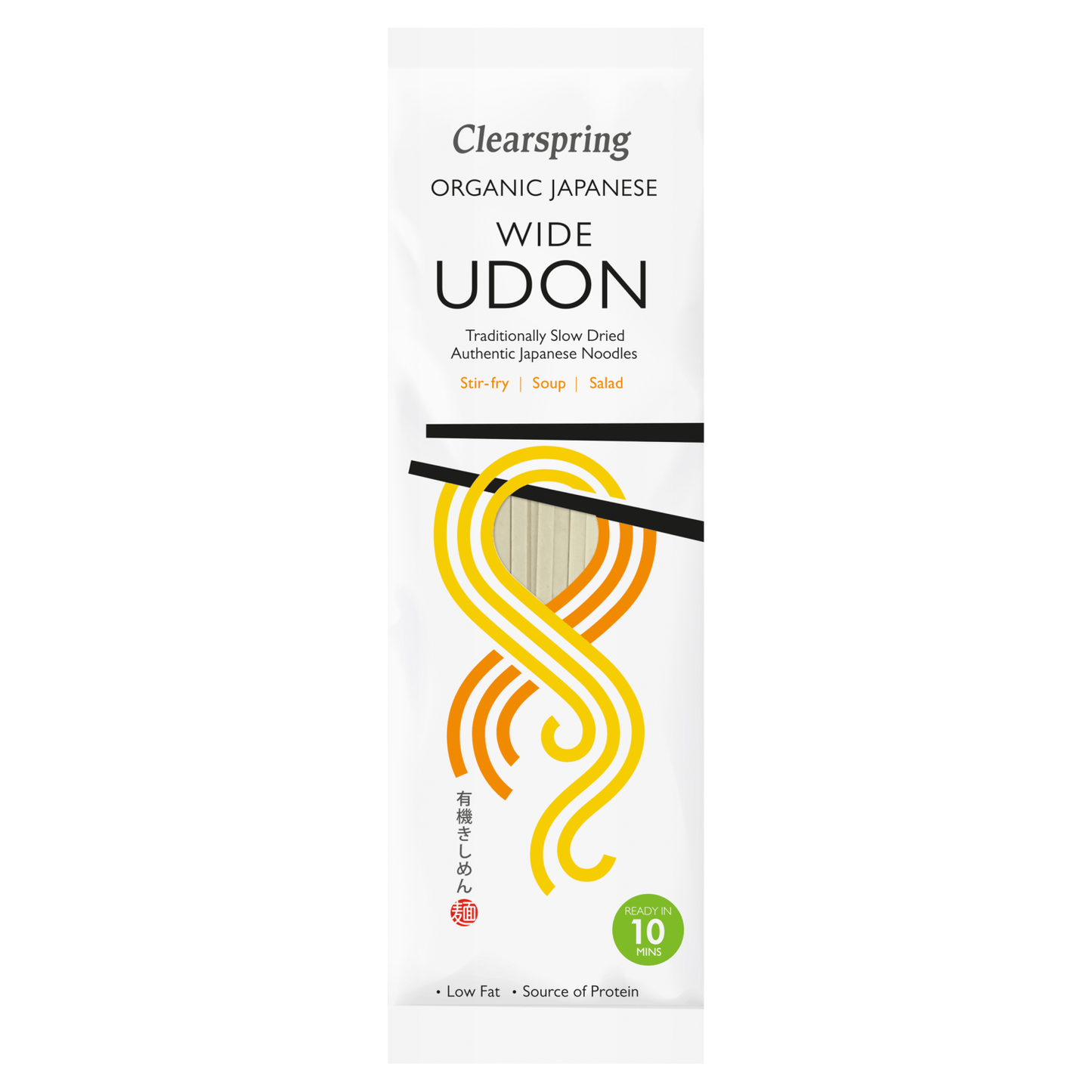Clearspring Organic Japanese Wide Udon 200g - UK Food & Drink - 5021554004936