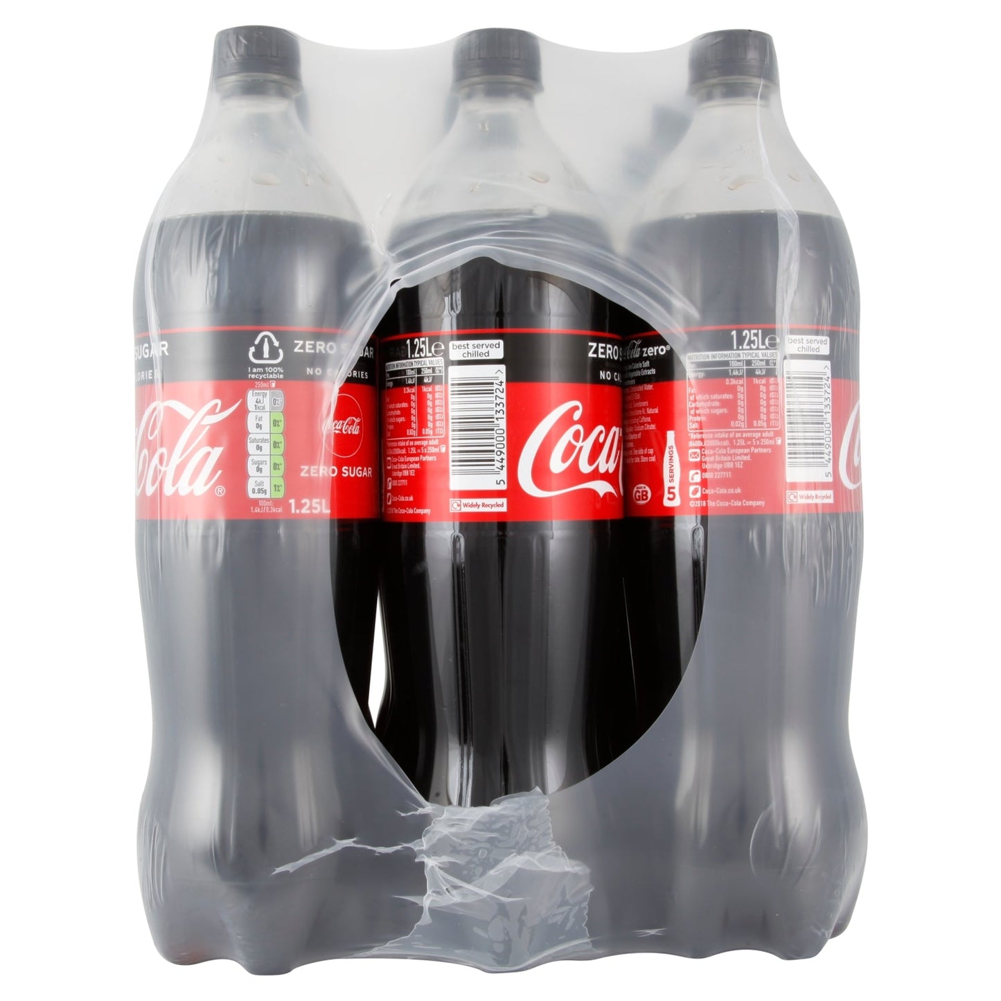 Coca - Cola Zero Sugar 1.25L - UK Food & Drink - 5449000133724