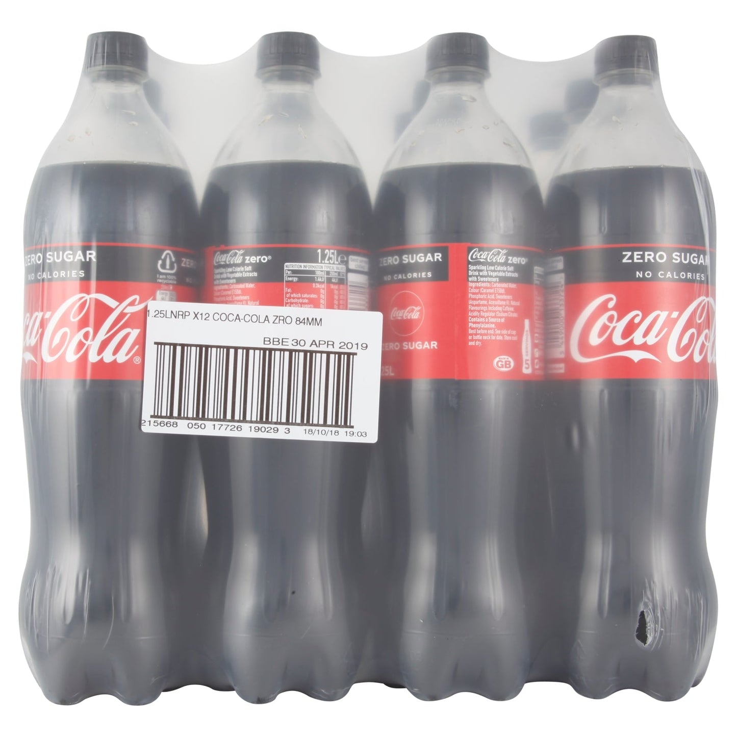 Coca - Cola Zero Sugar 1.25L - UK Food & Drink - 5449000133724
