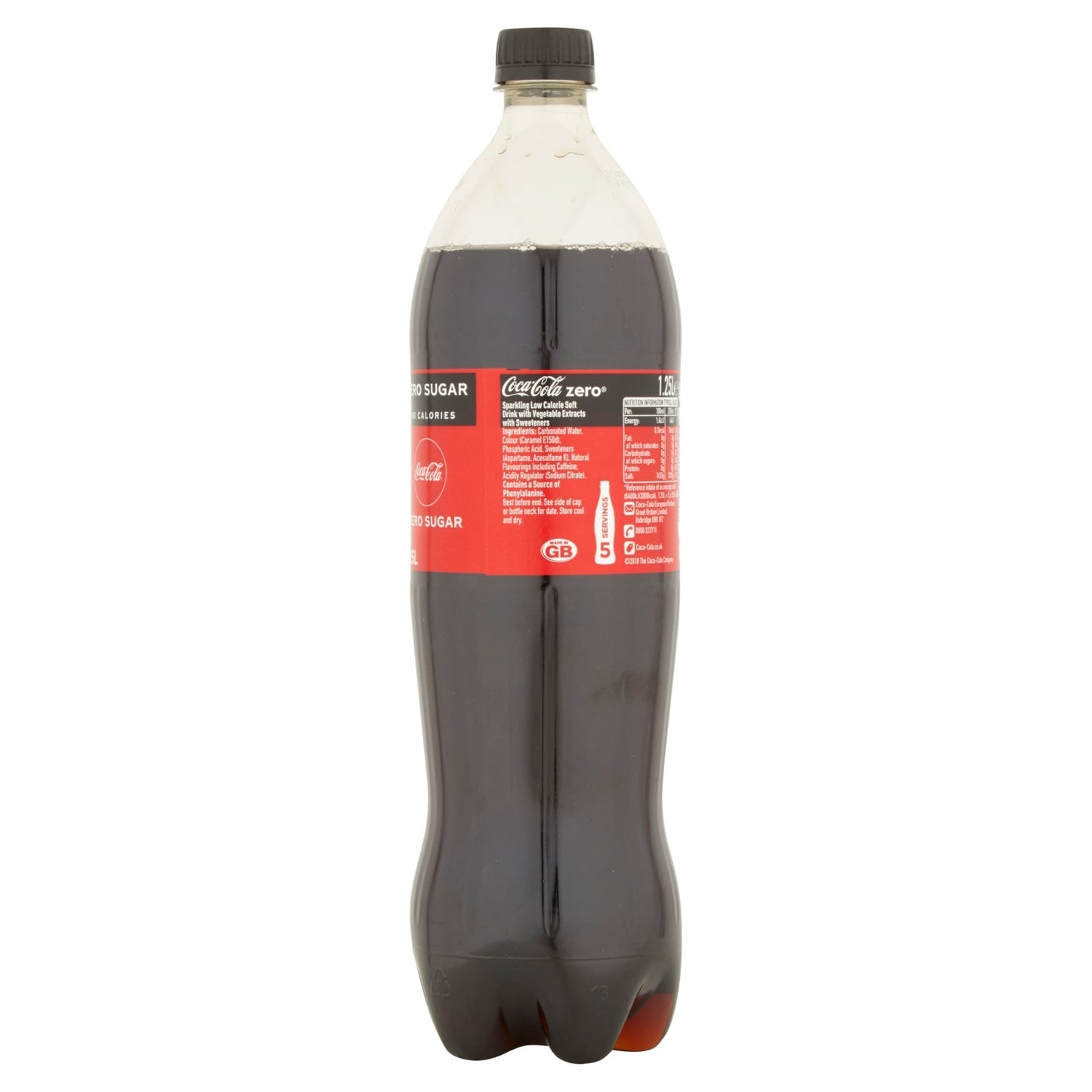 Coca - Cola Zero Sugar 1.25L - UK Food & Drink - 5449000133724