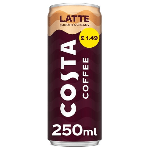 Costa Coffee Latte Iced Coffee 250ml PM£1.49 - UK Food & Drink - 5000112667509